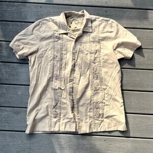 Item 96 Havanera shirt from Oaxaca size L mens